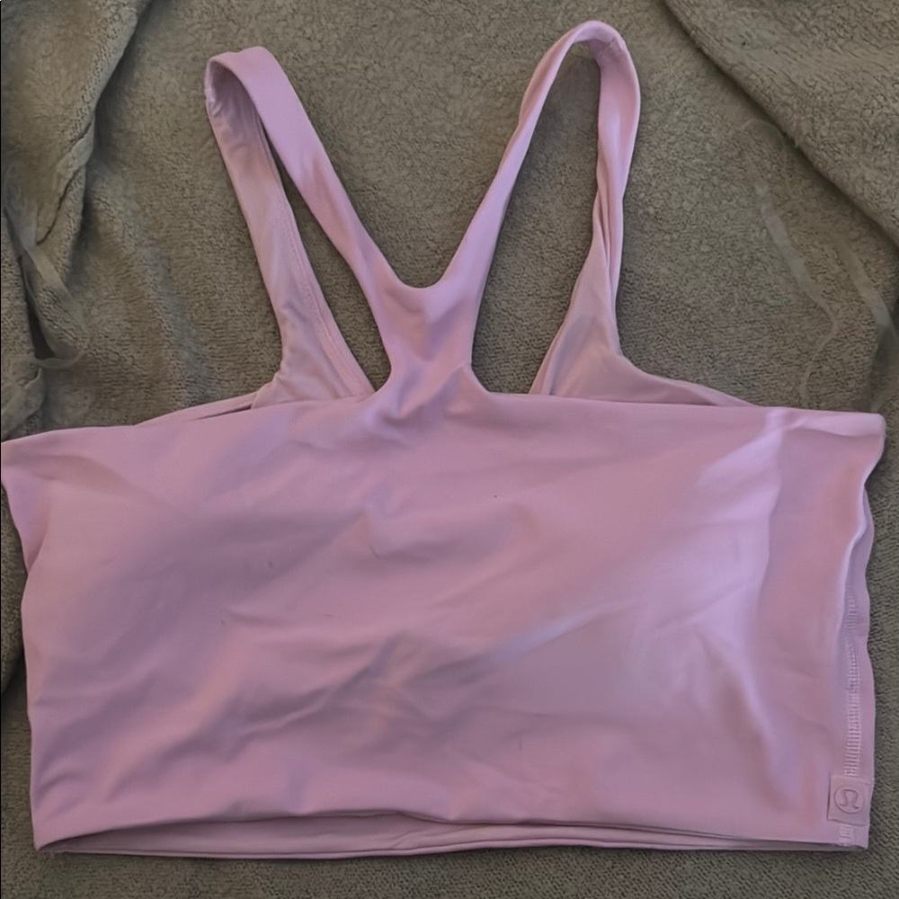 Lululemon Athletica Pink Racerback Sports Bra